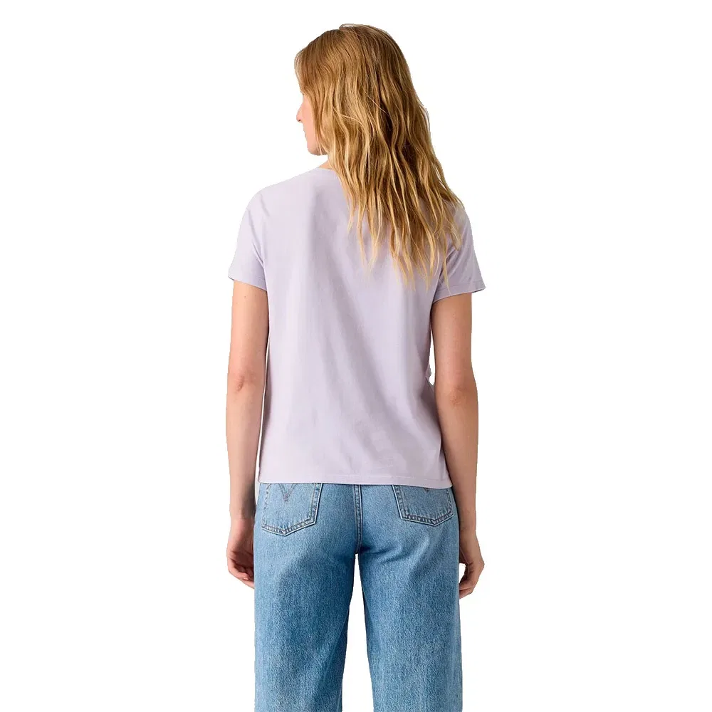Женская футболка с v-образным вырезом и коротким рукавом Levi's, Purple — фото 2