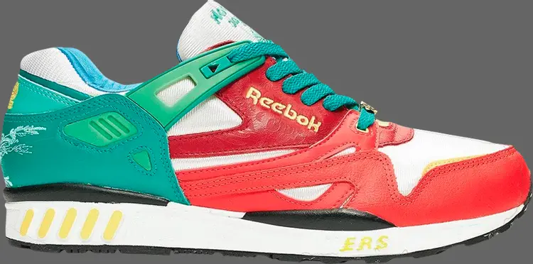 

Кроссовки sneakersnstuff x ers 5000 'white red turquoise' Reebok, белый