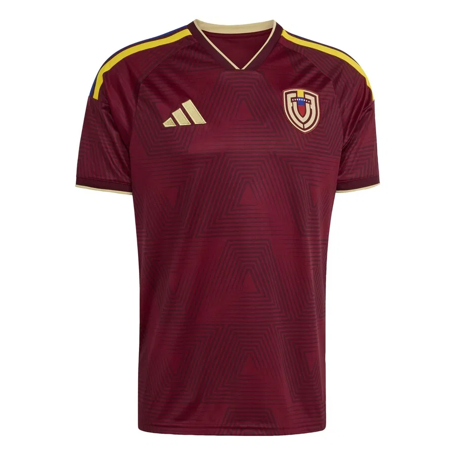 Футболка ADIDAS PERFORMANCE 'Venezuela 26 Home' винно-красного цвета
