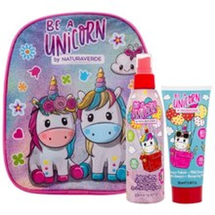 

Подарочный набор Be A Unicorn: шампунь 100 мл и несмываемый кондиционер-спрей 200 мл с сумкой Fragrances For Children