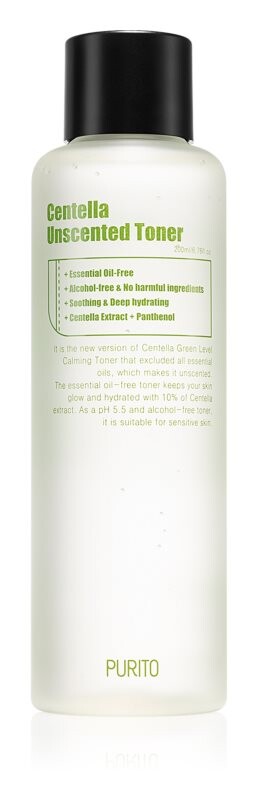 

Успокаивающий тоник для лица для чувствительной кожи Purito Centella Unscented