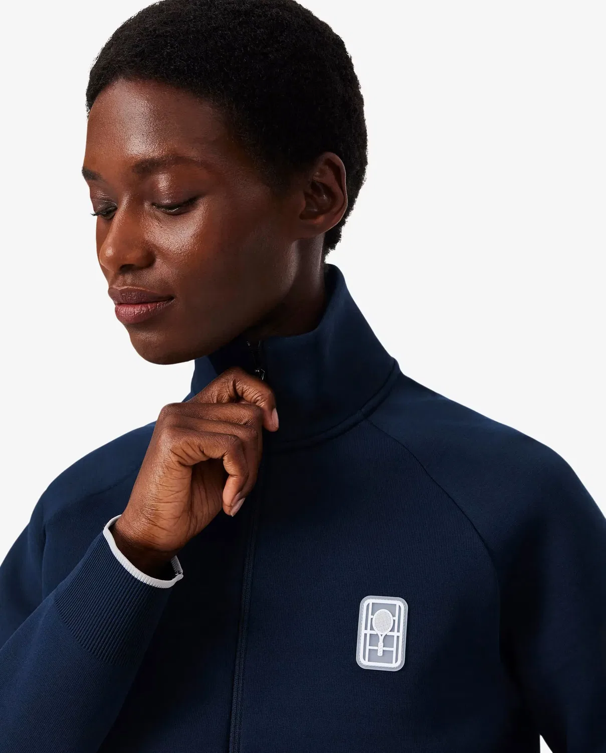 Худи Lacoste Heritage Azul Marino с молнией — фото 3