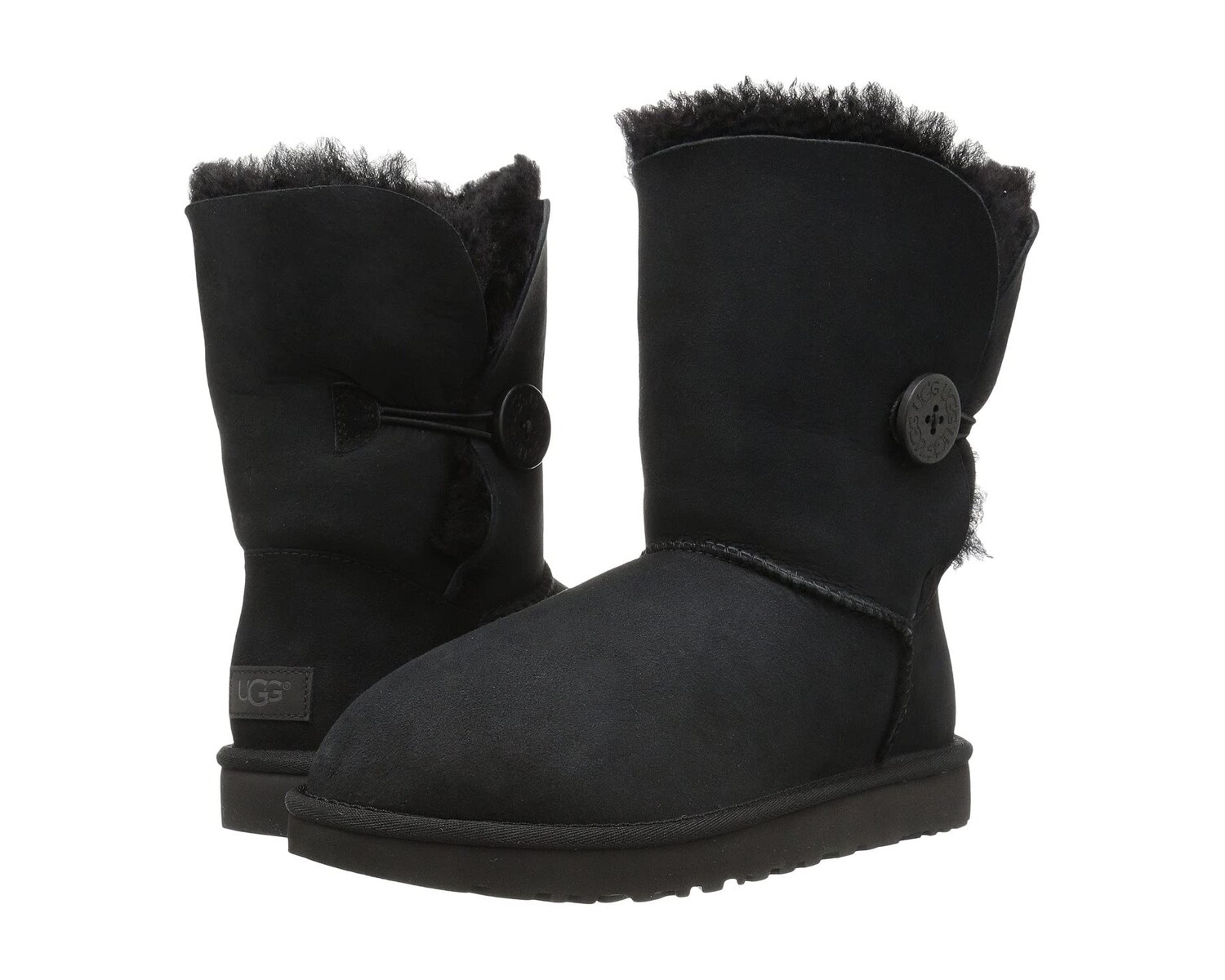 Угги Bailey Button II UGG, черный