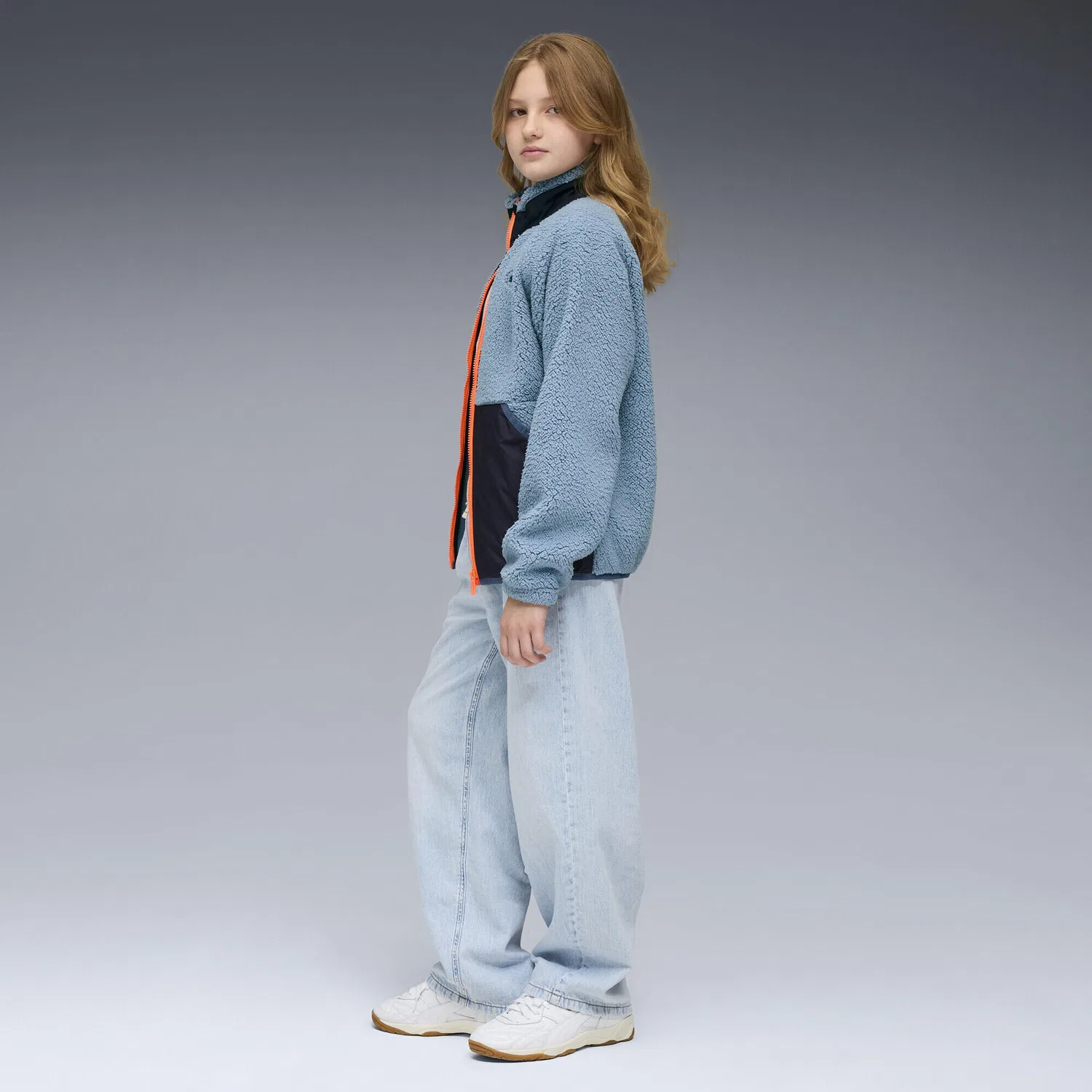 Детская куртка с утеплителем Hybrid Sherpa Puma, Hellblau — фото 4