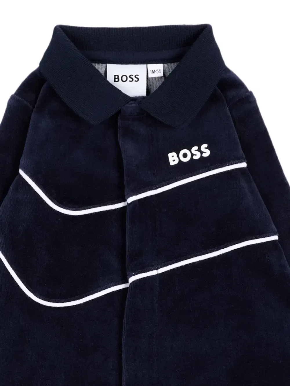 Пижама с принтом логотипа Boss Kidswear, синий — фото 3