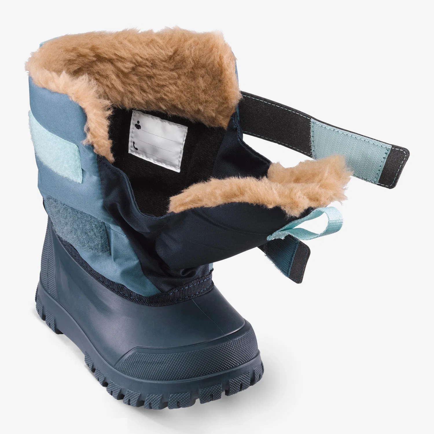Детские снежные ботинки с утеплителем Schneestiefel Wedze, Sturmblau Kosmosblau — фото 4
