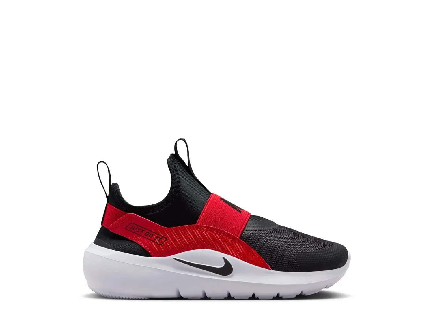 Кроссовки Flex Runner 4 Slip-On, Nike, черный/красный
