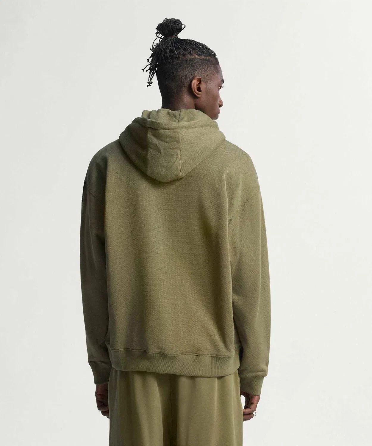 Мужское худи с длинным рукавомAdidas EQT Reflektor, Khaki — фото 2