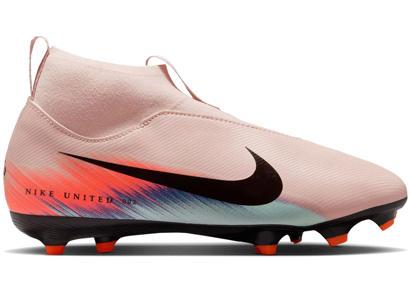 Детские бутсы для мальчиков с покрытием Nike Zoom Mercurial Superfly 10 Academy FG/MG Nike, Silt Red/Racer Blue
