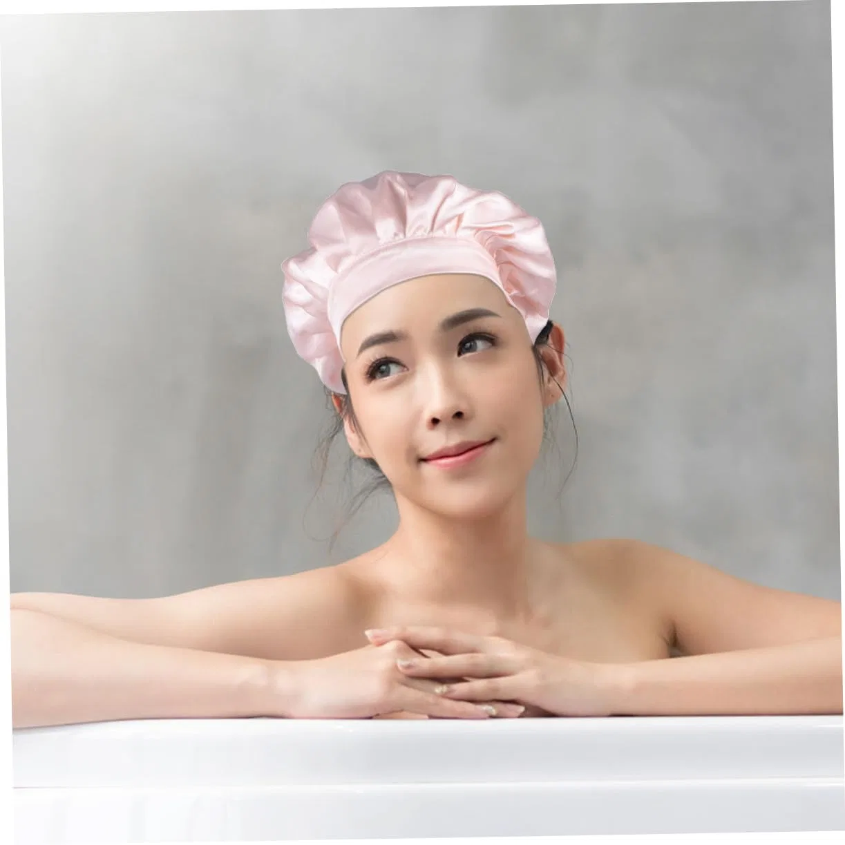 Шапочка для душа Silk Sleep Cap, Gogogmee, 25 x 20 x 0.2 см, 20 г — фото 4
