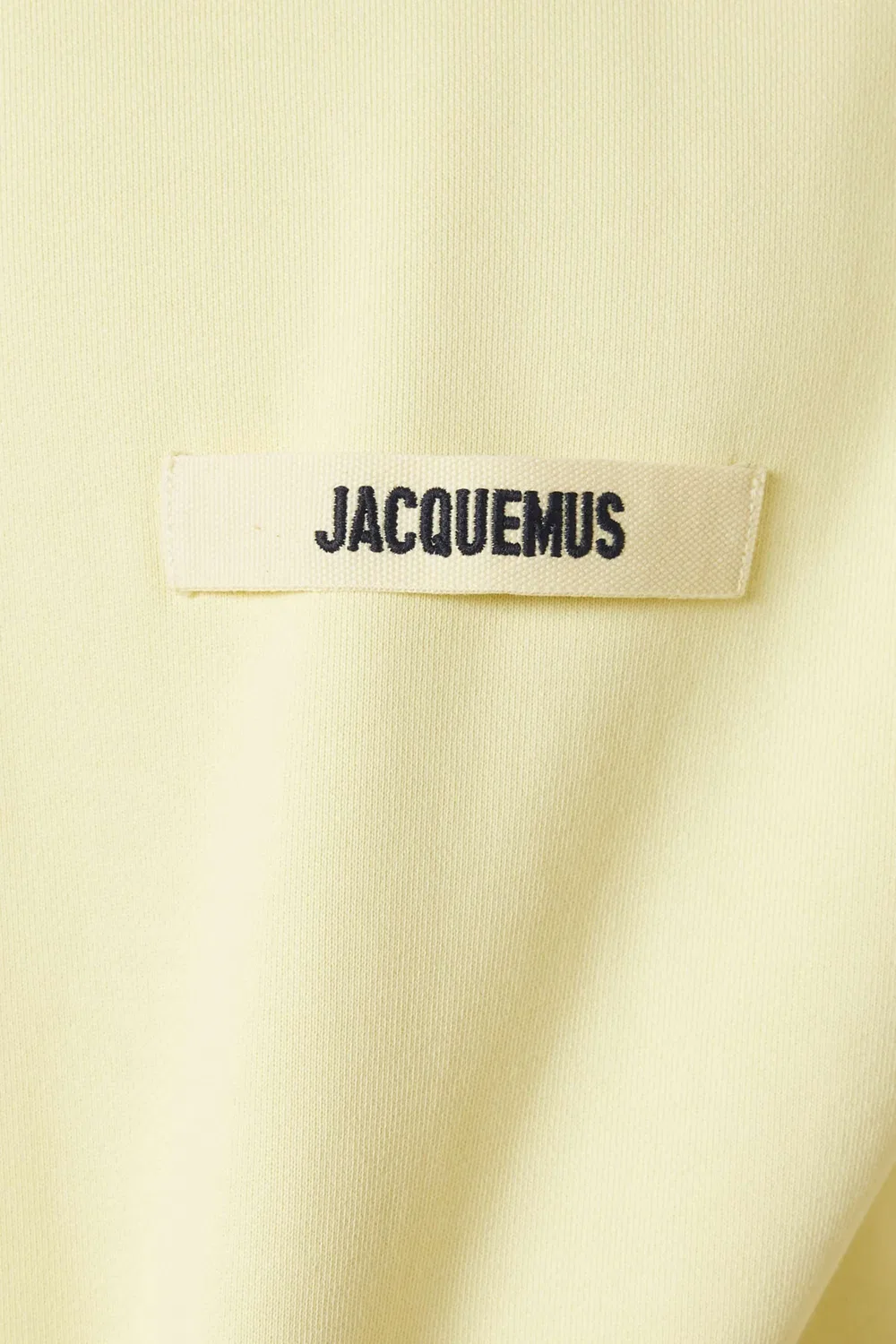Худи с логотипом Grosgrain Logo Jacquemus, желтый — фото 4