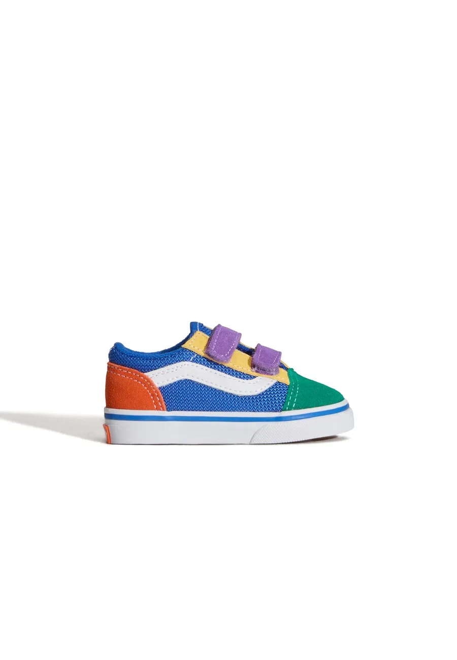 Кроссовки VANS 'Old Skool Hook And Loop' в кобальтово-синем цвете — фото 2