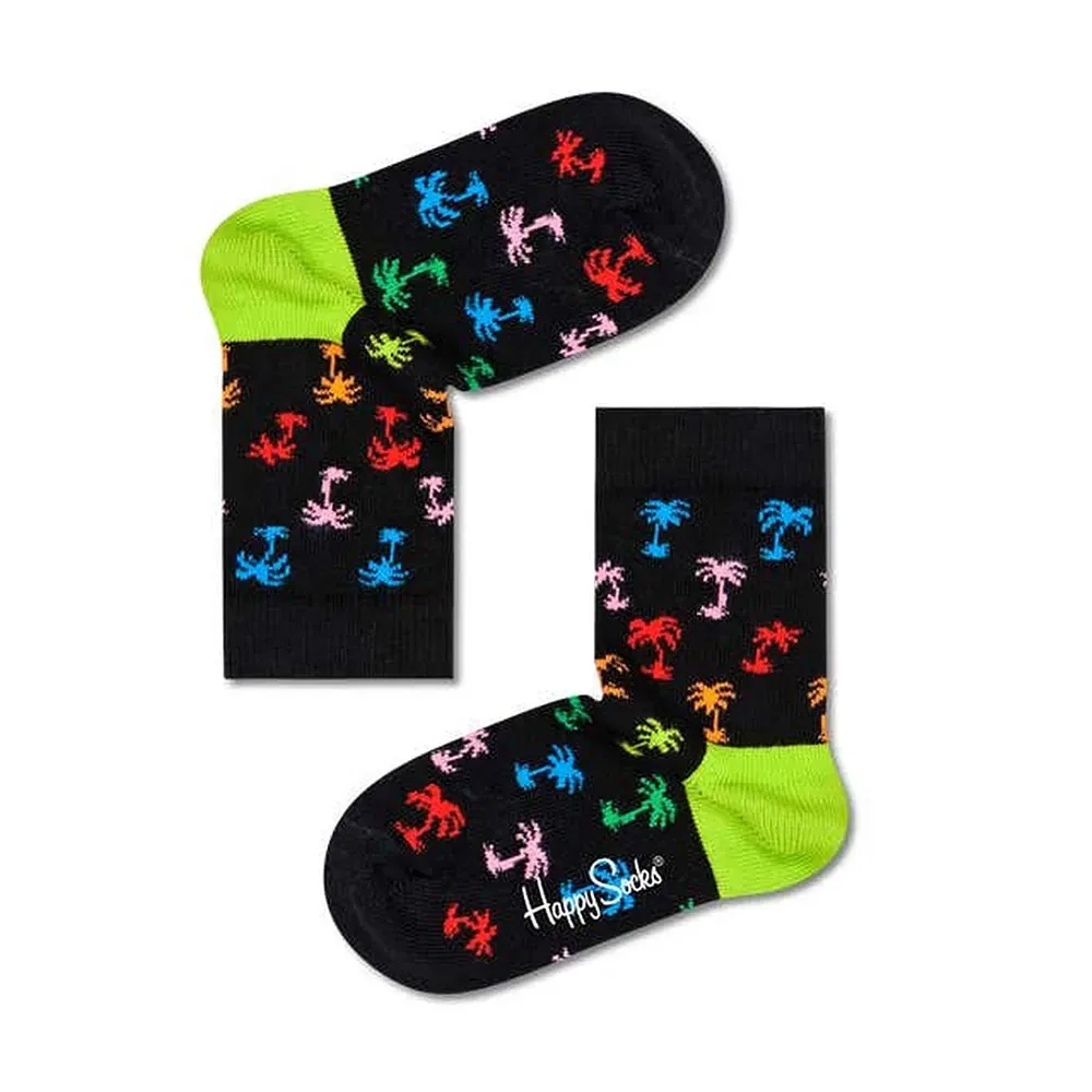 Носки Palm Happy Socks, черный