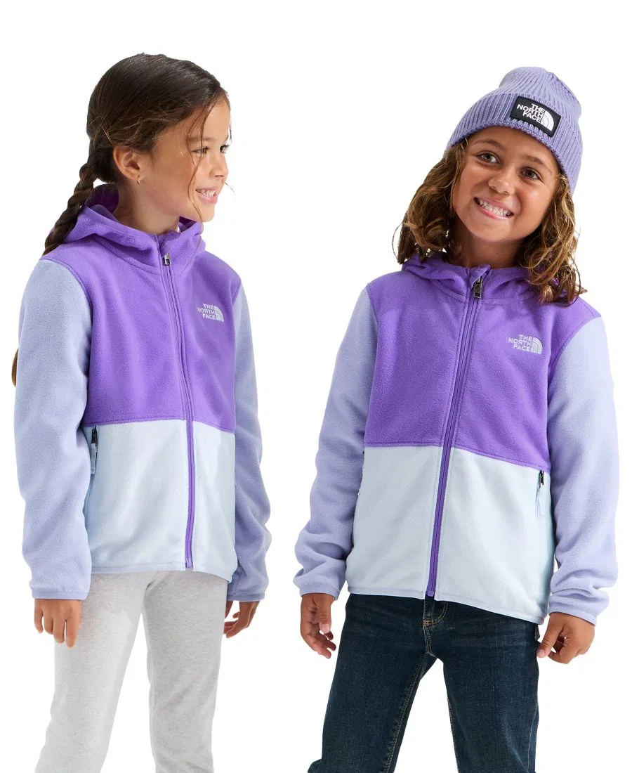 Куртка детская с капюшоном Glacier Full-Zip The North Face, Elevation Purple Ice Lilac Pale Plum