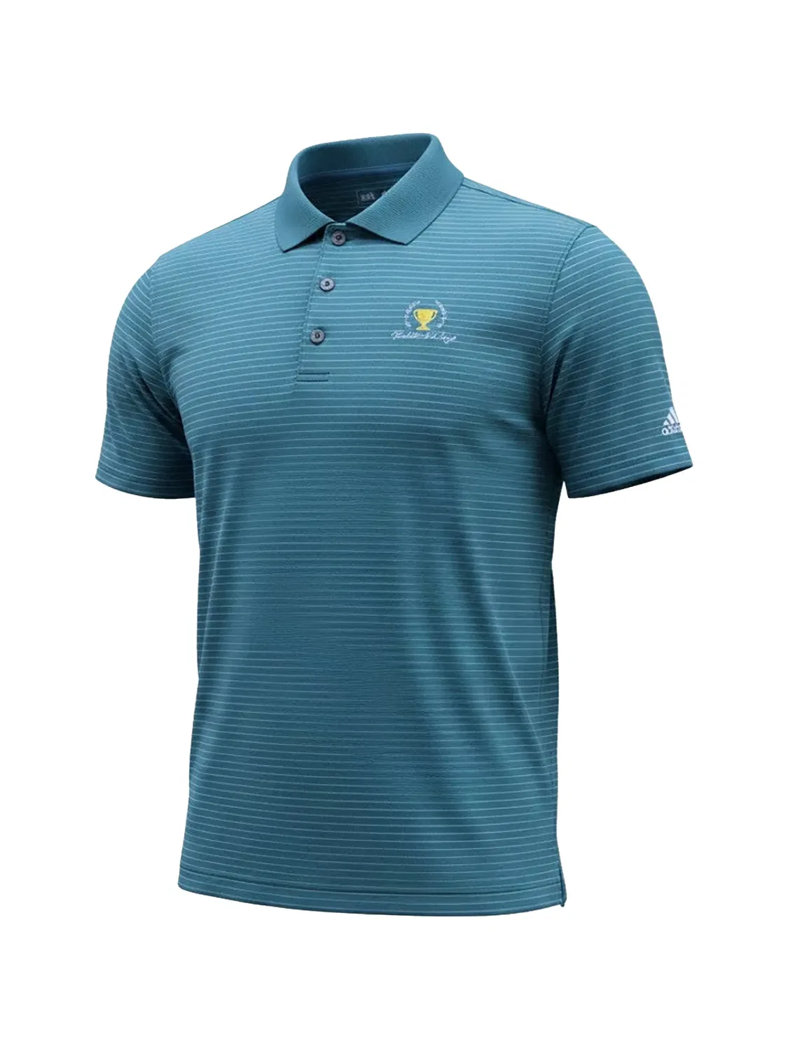 Рубашка поло 2 Color Merch President Cup Stripe Adidas, синий