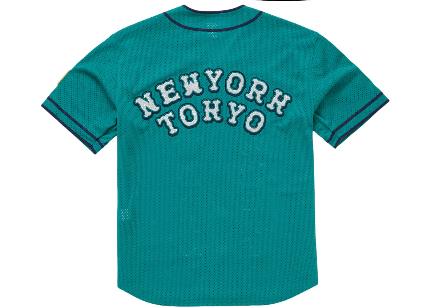 Мужская бейсбольная джерси с принтом Jersey Supreme, Green — фото 2