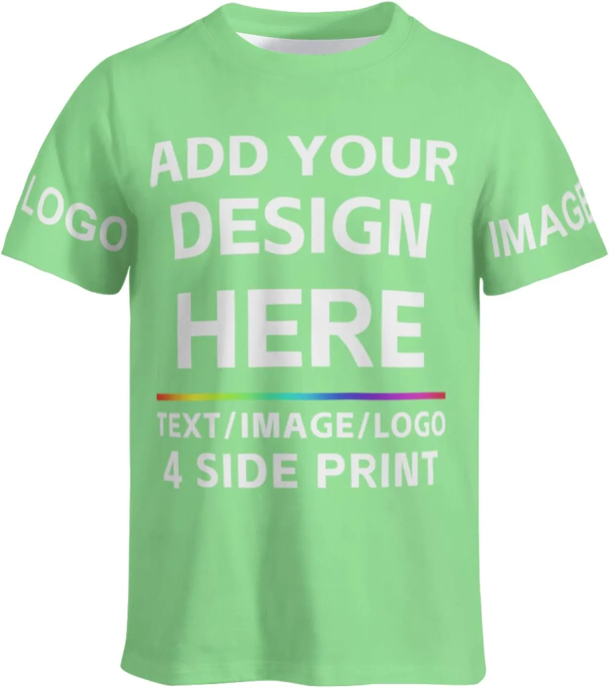 Футболка с кастомизацией Bulk Custom, Light Green — фото 2