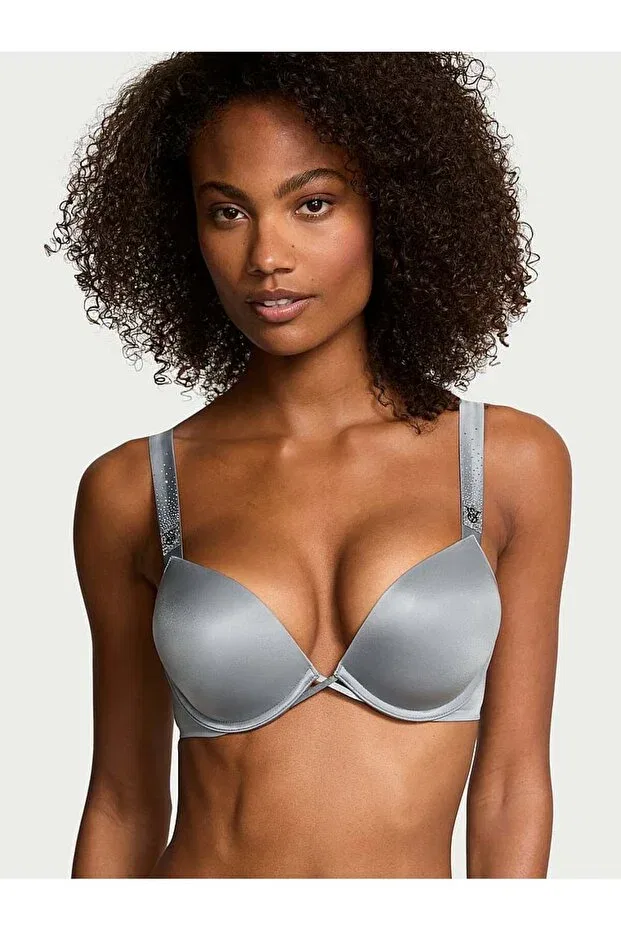 Женский бюстгальтер без рукавов с бретельками-спагетти Victoria'S Secret, Astroid Gri