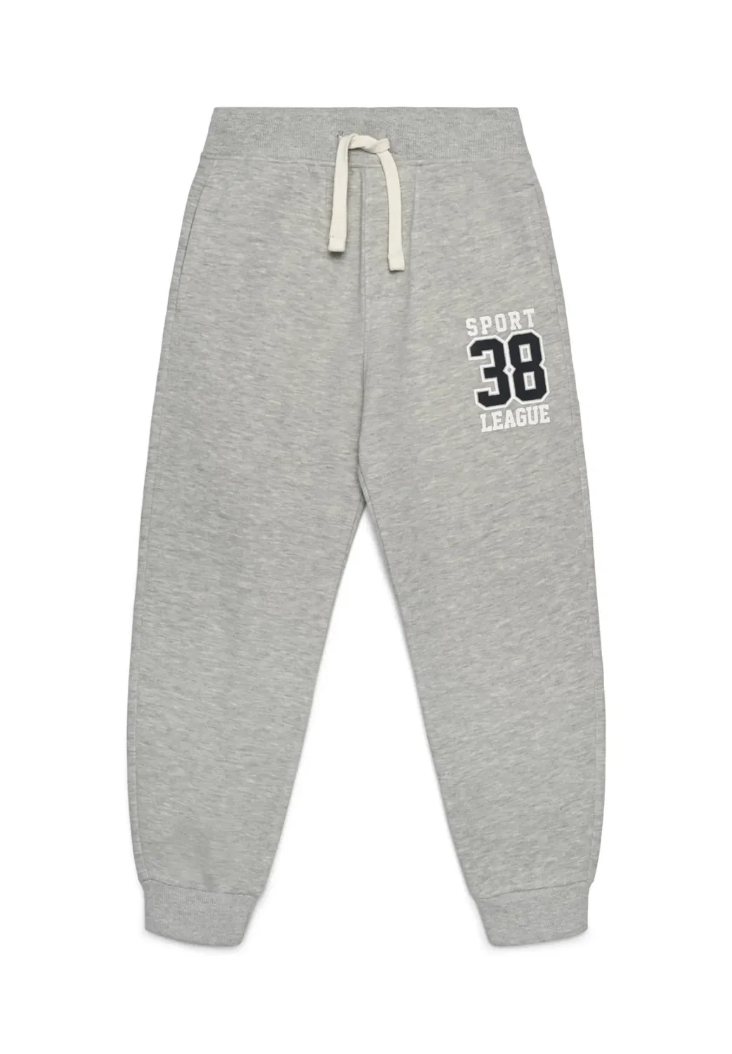 Pantaloni Tuta Lunghi Con Stampa - спортивные штаны Terranova, Grigio Chiaro Melange
