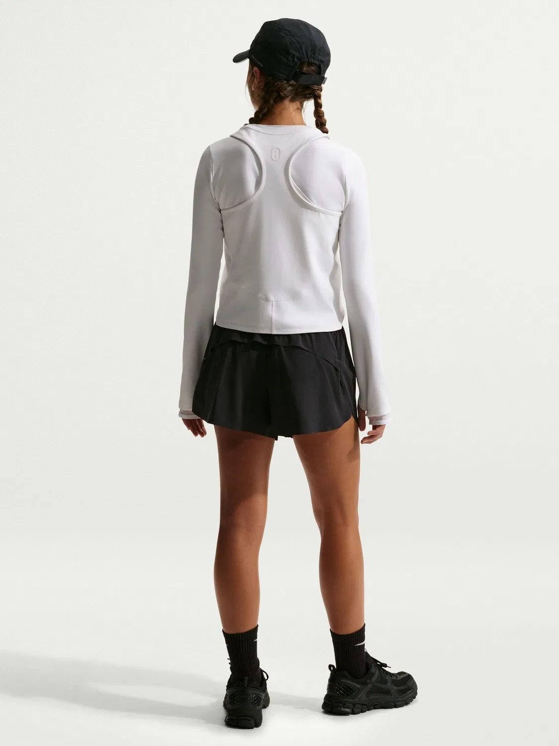 Шорты беговые Dri-FIT Mid-Rise Repel Nike, черный — фото 2