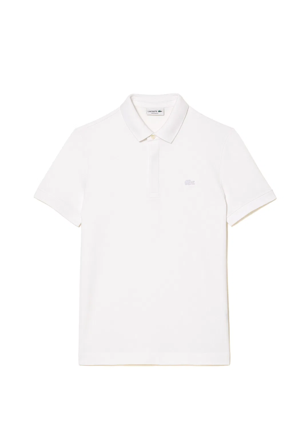 Футболка поло Lacoste Paris Regular Fit, белый — фото 4