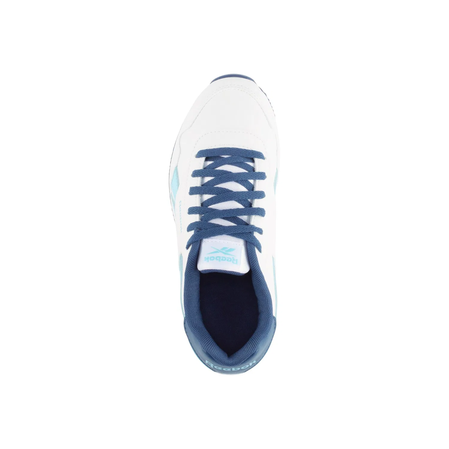 Детские кроссовки на шнуровке Reebok Royal CL JOG 3.0, White/Digital Blue/Batik Blue — фото 3