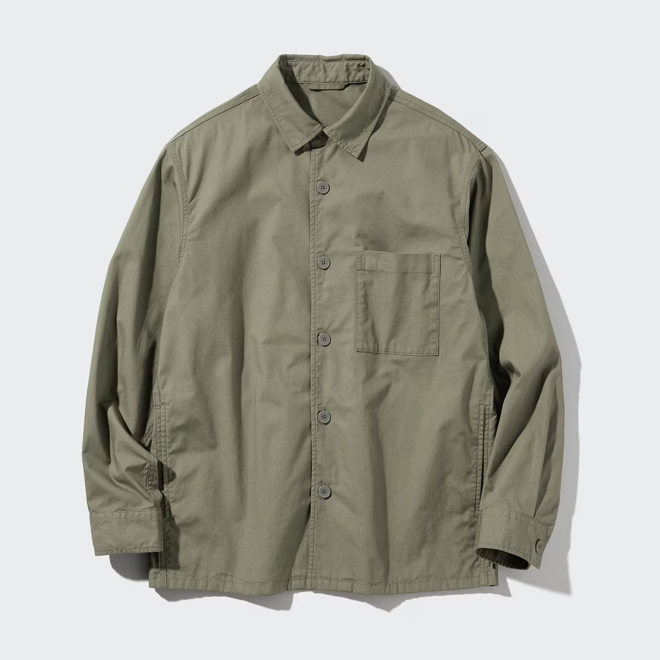 

Куртка-рубашка UNIQLO, 56 оливковый, Зеленый, Куртка-рубашка UNIQLO, 56 оливковый