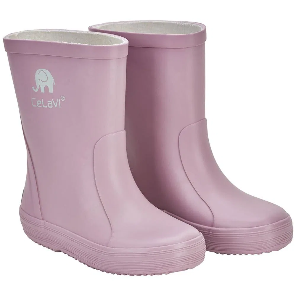 Детские резиновые сапоги Basic Wellies Solid Celavi, Purple
