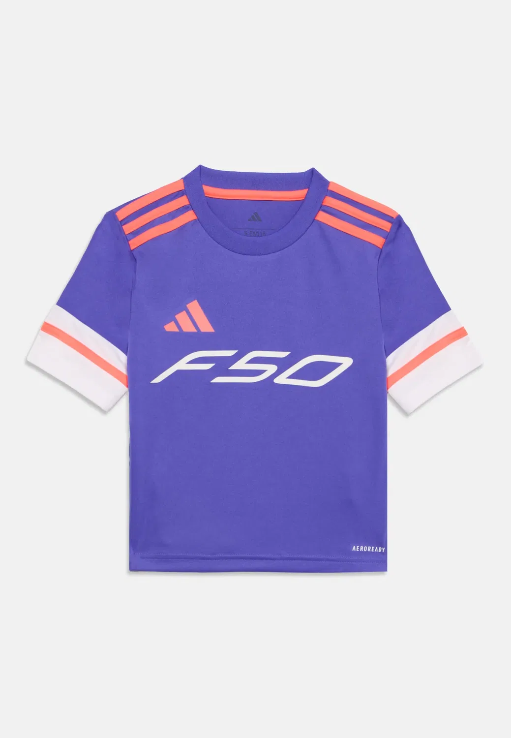 Спортивная футболка F50 унисекс Adidas Performance, Solar Purple/Solar Turbo/White — фото 3
