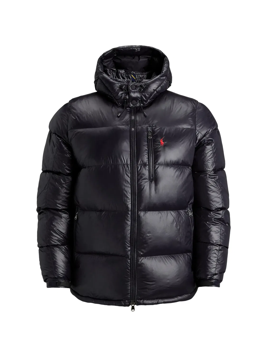 Куртка The Gorham Glossed с капюшоном Polo Ralph Lauren, черный