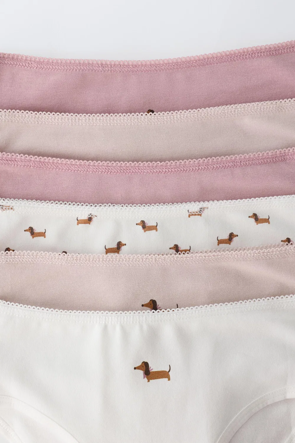 1,5-6 лет / Набор из 6 трусиков с принтом собаки ZARA, Pink — фото 2