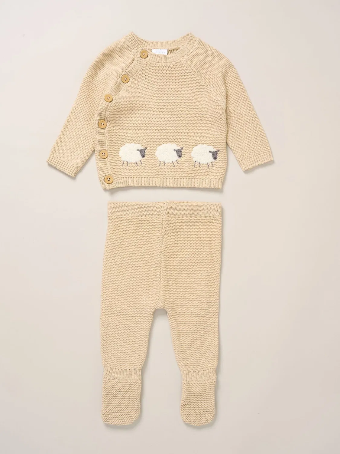 Джемпер с брюками, слон Rock-A-Bye Baby Boutique, коричневый