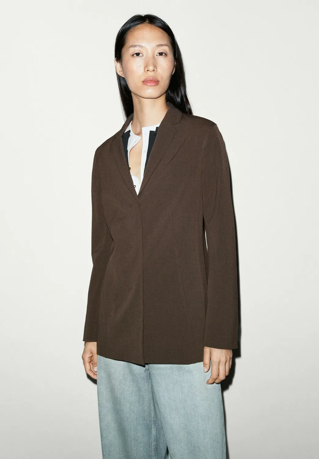Блейзер Massimo Dutti, Dark Brown