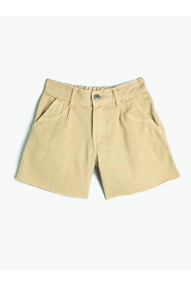 Детские шорты для девочек джинсовые Refa Collection, Beige