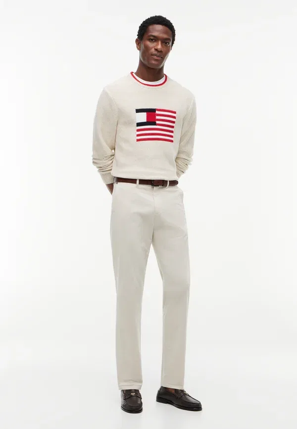 Брюки из хлопка с эластаном Tommy Hilfiger — фото 2