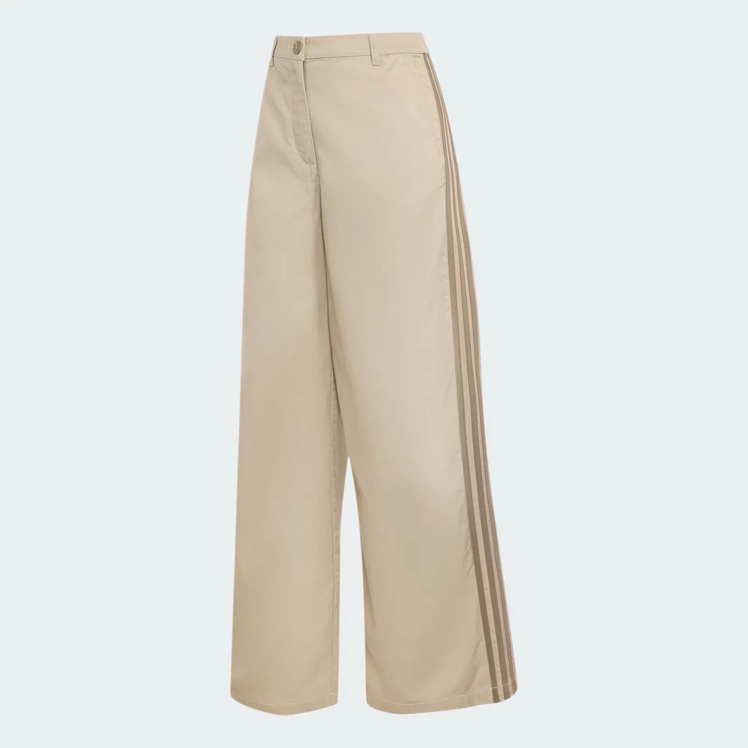 Женские брюки свободного кроя Tailored Pant Adidas Originals, хаки/кремовый — фото 4