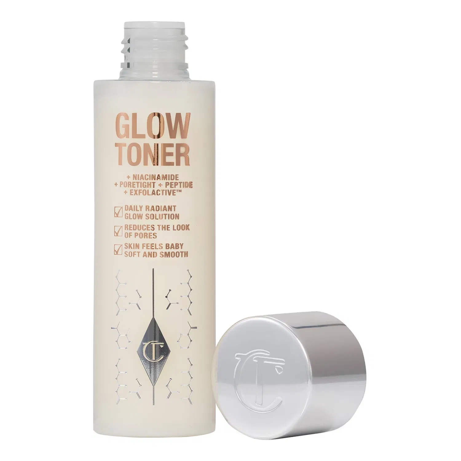 Тоник для лица Glow Toner 150 мл с ниацинамидом и эксфолиактивом CHARLOTTE TILBURY