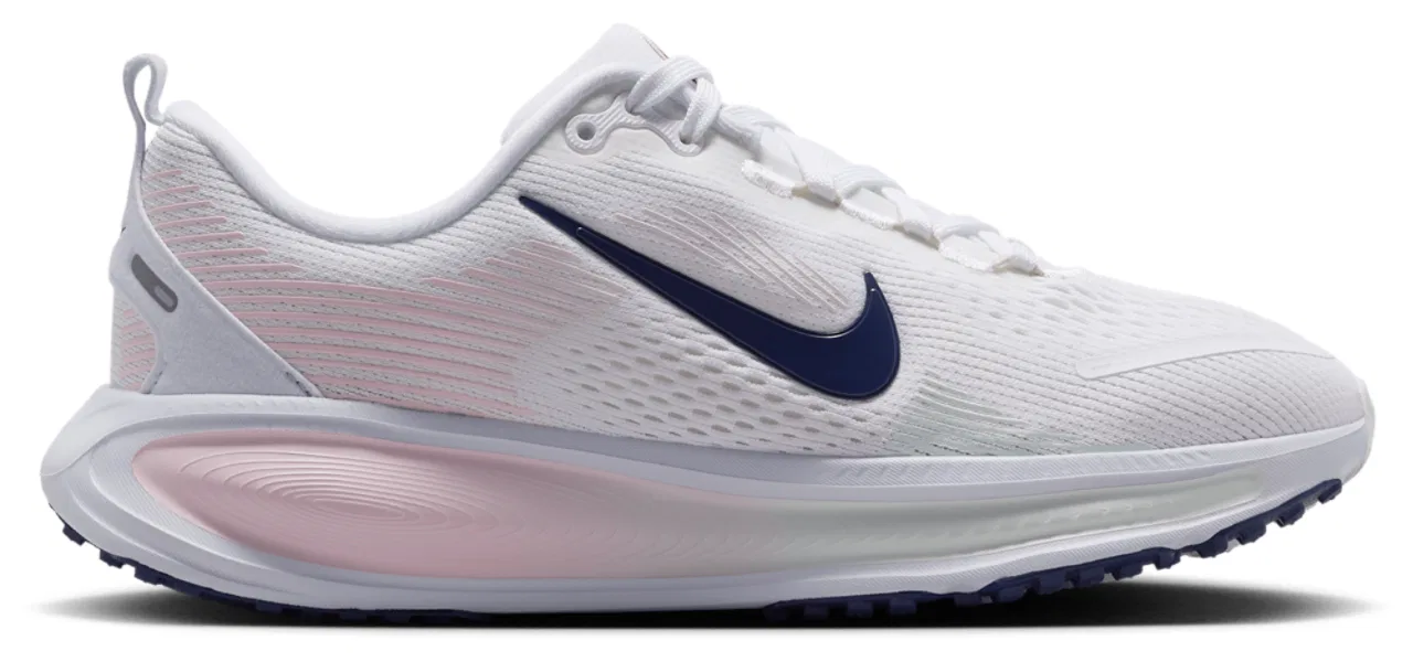 Кроссовки для мальчиков Vomero 18 Nike, цвет White/Midnight Navy/Football Grey