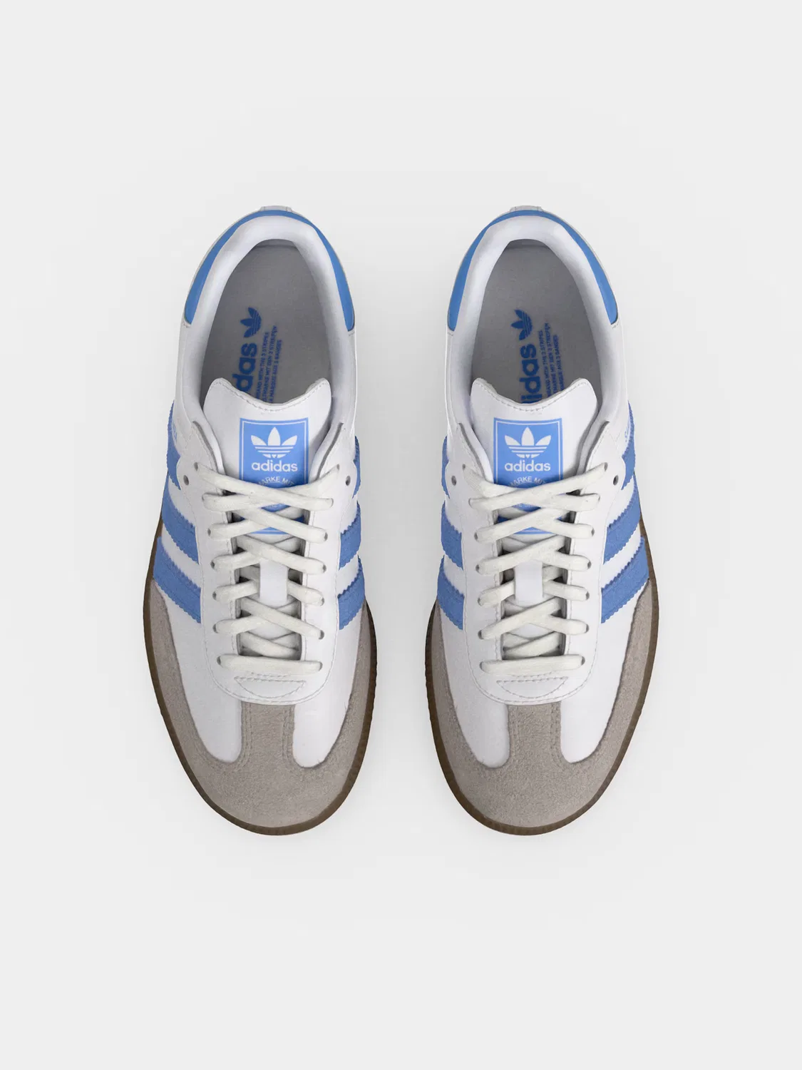 Кроссовки Adidas Originals SAMBA белого цвета — фото 3