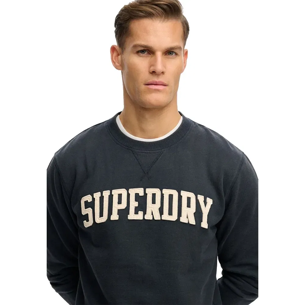 Свитшот Vintage Athletic Crew Superdry, синий — фото 4