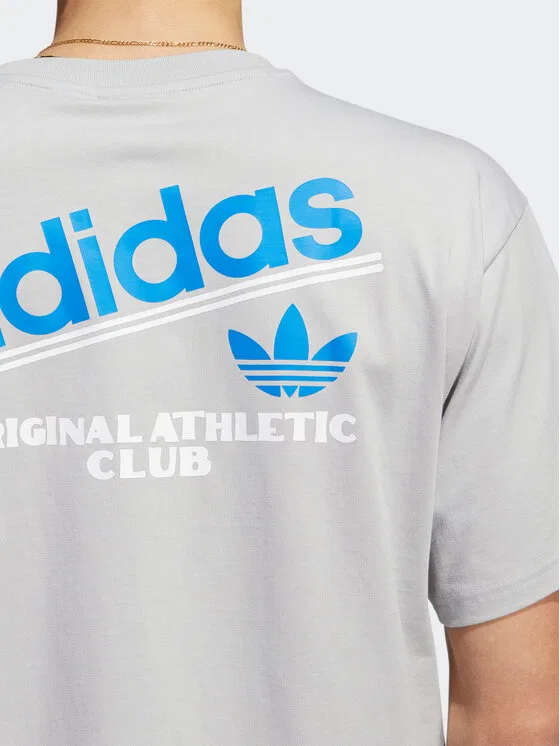 Футболка regular fit Athletic Club Adidas, серый — фото 4