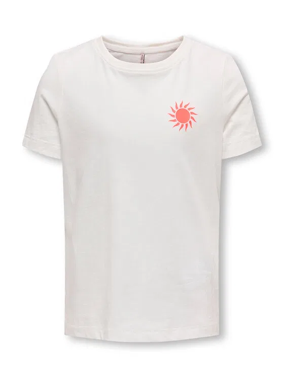 Футболка regular fit Happy Life Kids Only, белый