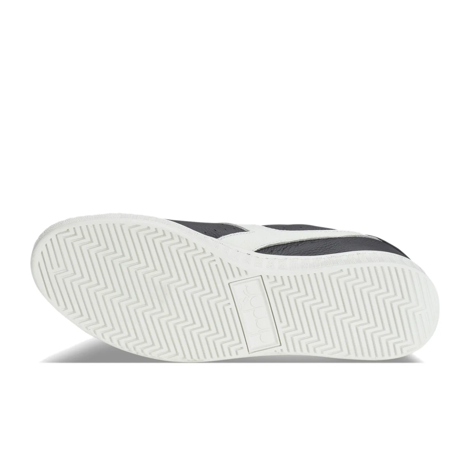 Детские кроссовки на шнуровке Game L Low Diadora, Black White — фото 2