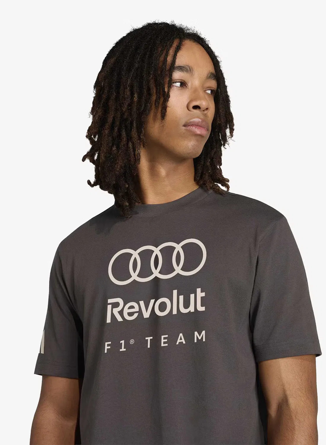 Футболка с принтом Audi Revolut F1 Team DNA Adidas, черный — фото 3