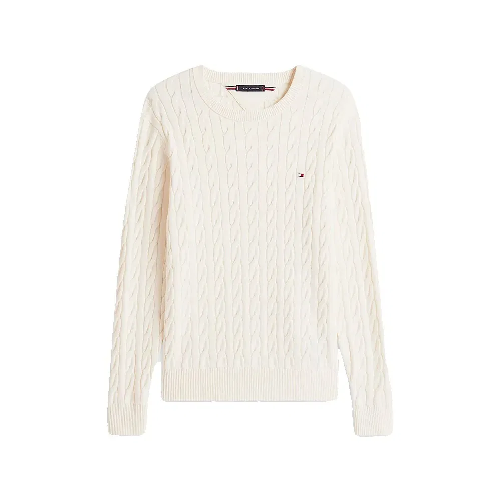 Свитер Classic Cable Tommy Hilfiger, белый — фото 3