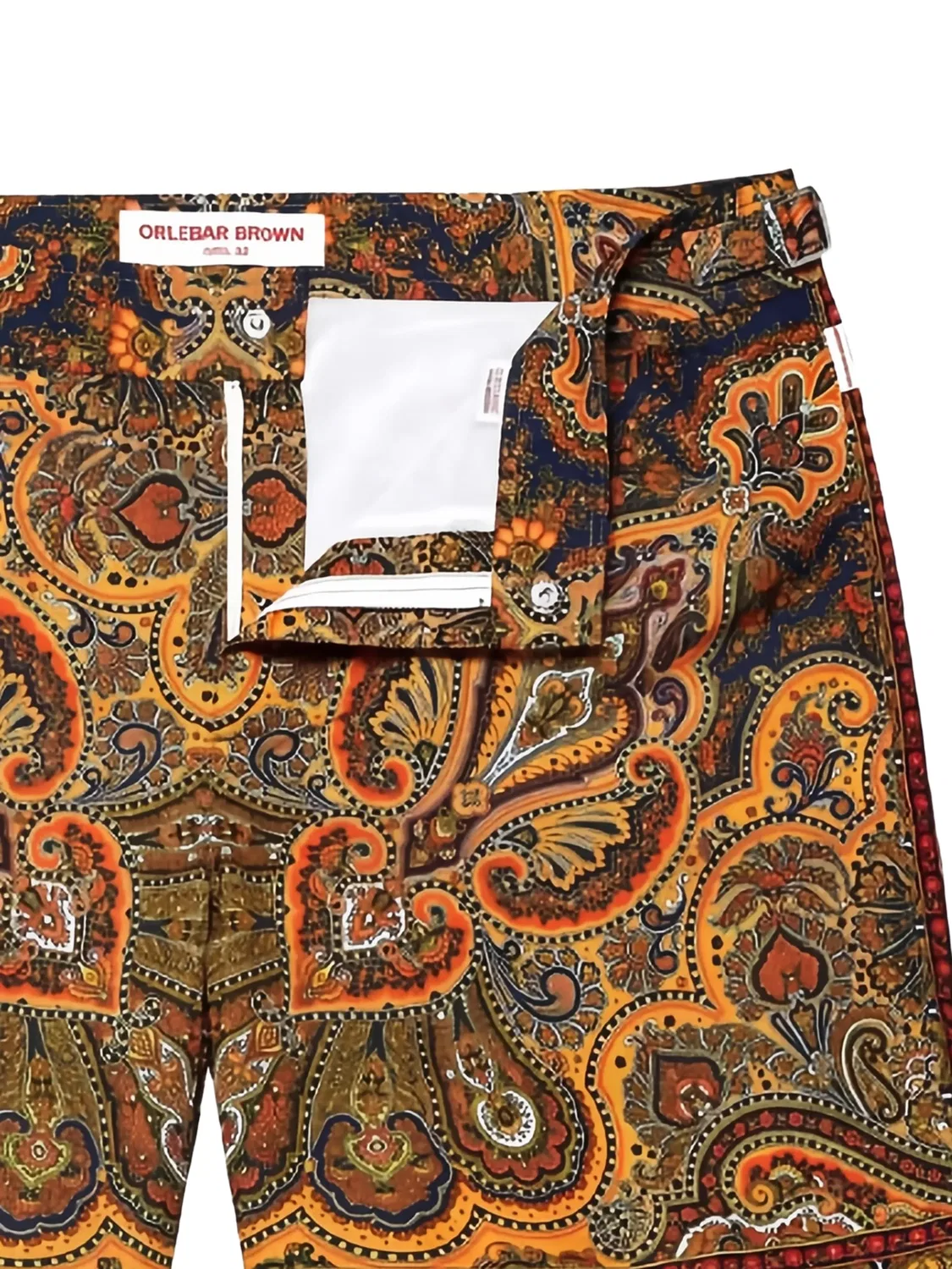 Плавки-шорты Mystique Paisley Russell Orlebar Brown, оранжевый — фото 2