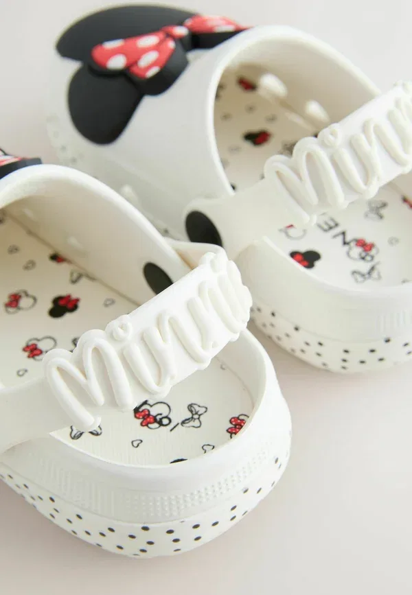 Сабо с вырезами Minnie Mouse Clogs Next, cream, кремовый — фото 3