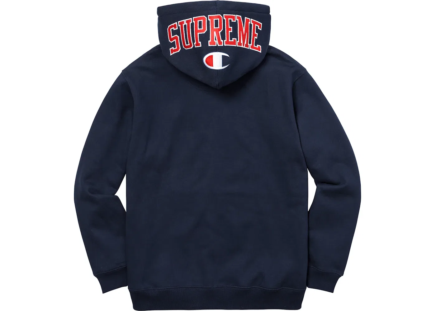Мужской свитшот на молнии с логотипом Arc Logo Supreme, темно-синий — фото 2