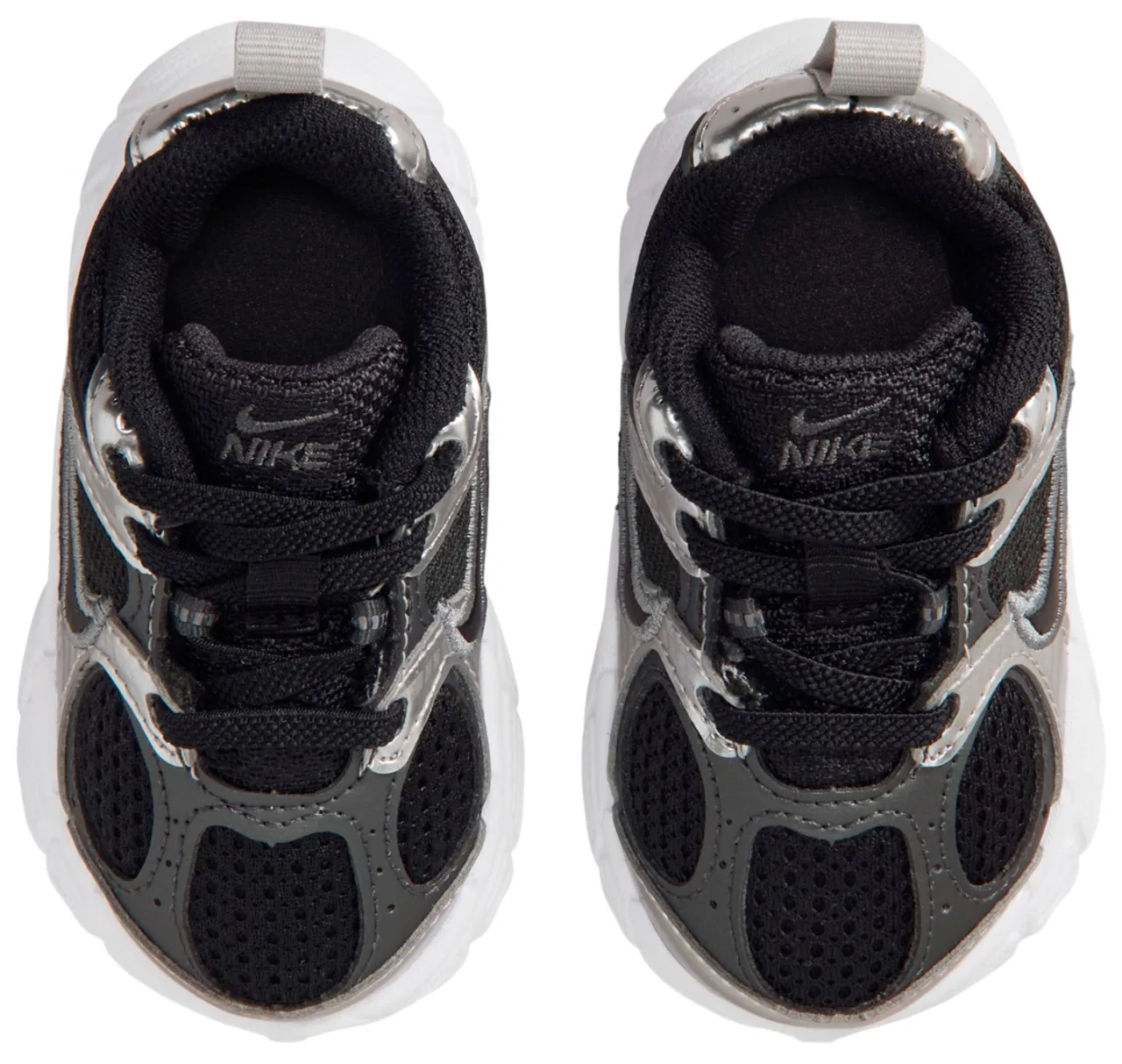 Детские кроссовки для мальчиков на эластичных шнурках V5 RNR Lace Nike, Black/Anthracite — фото 4