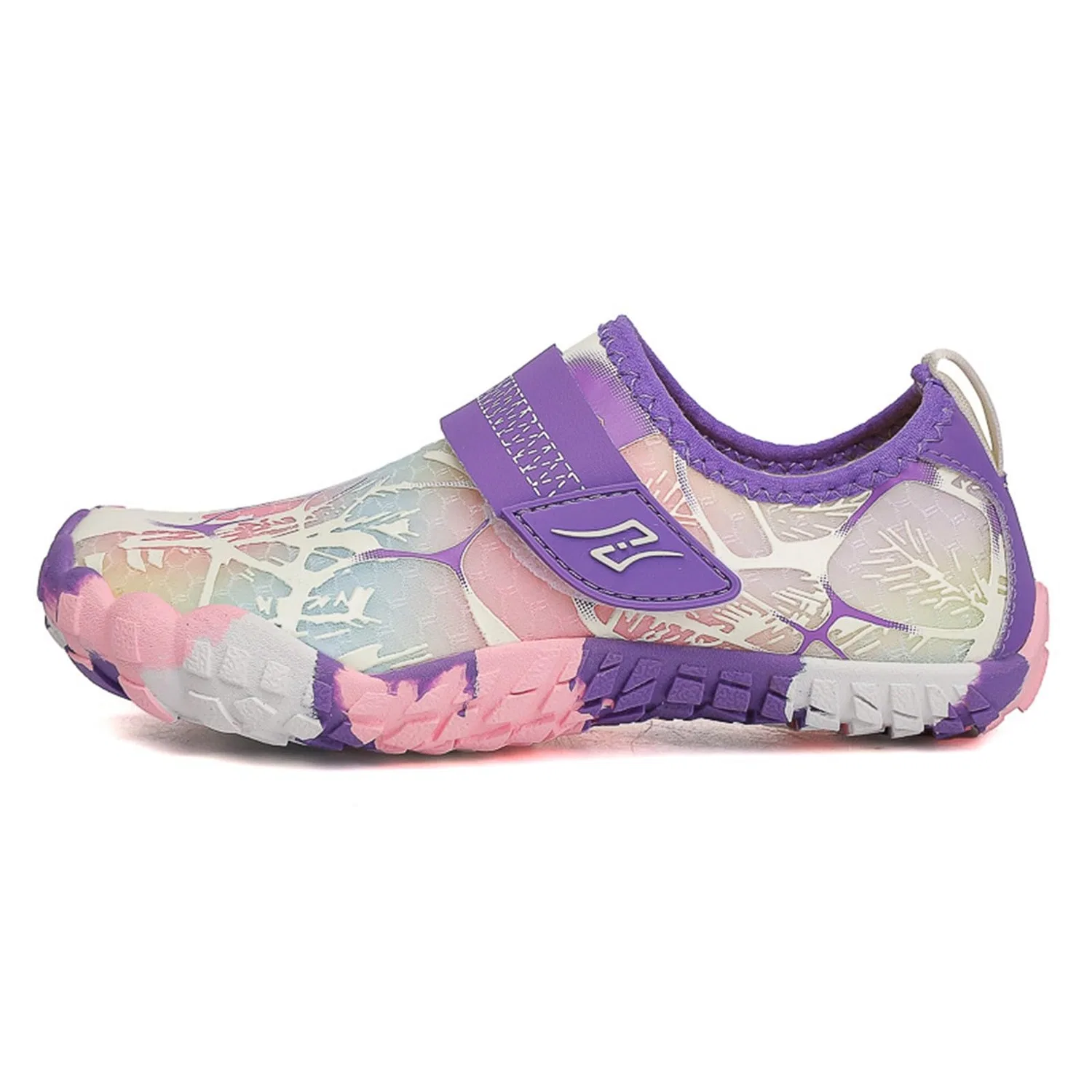Детские кроссовки для мальчиков с принтом Scarpe Scoglio Bambino Barefoot, Purple — фото 4
